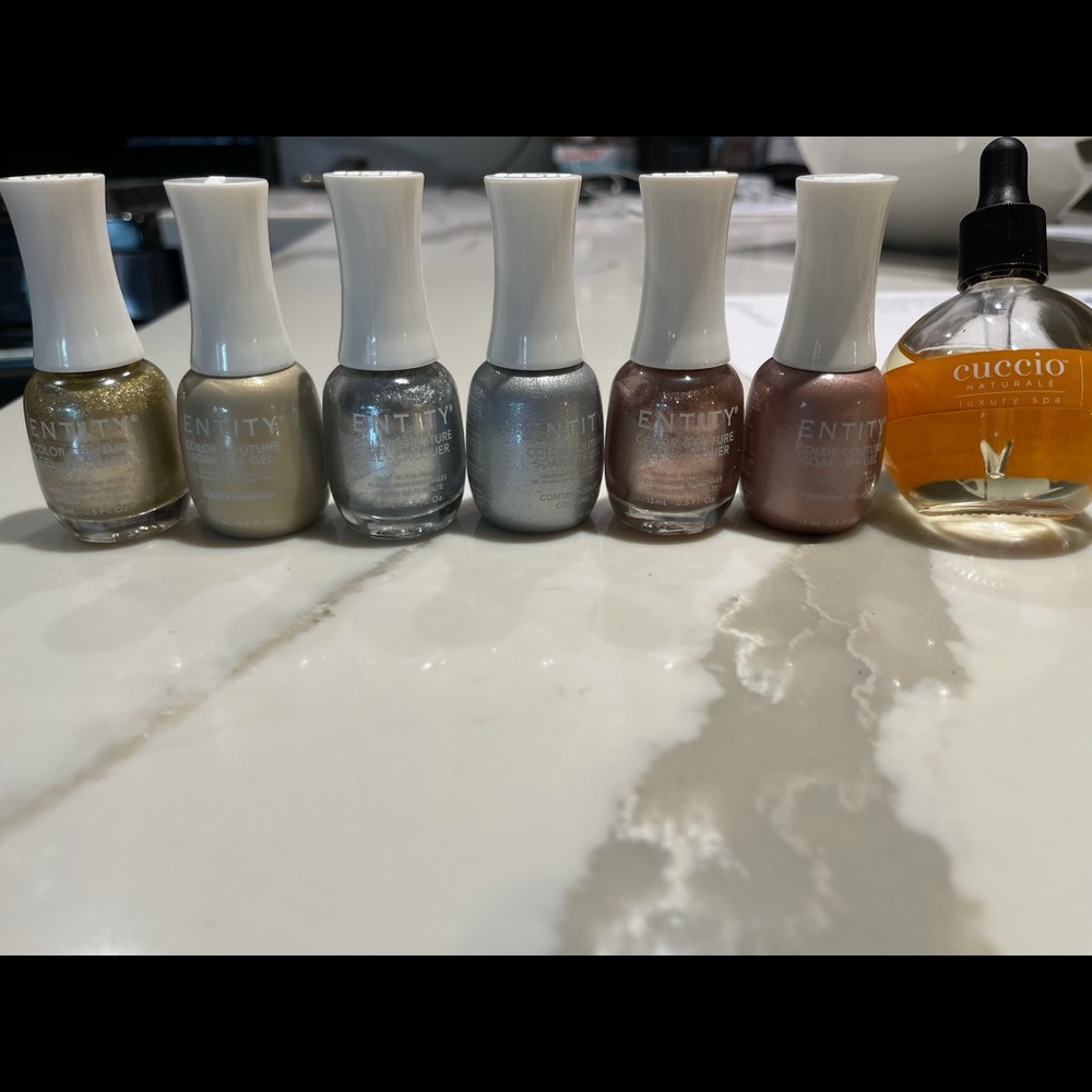 6 like new gel nail polish colors and cuticle oil